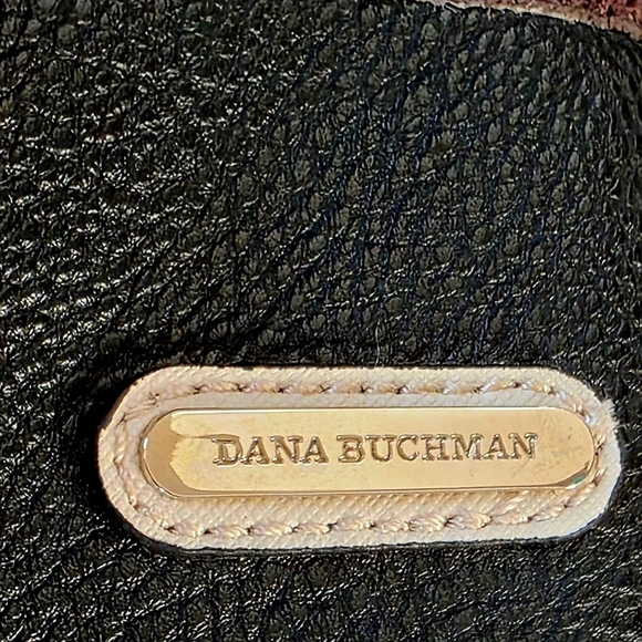 👜 Dana Buchman Brown Striped Tote Bag w/ Faux Suede Accents - Picture 13 of 16